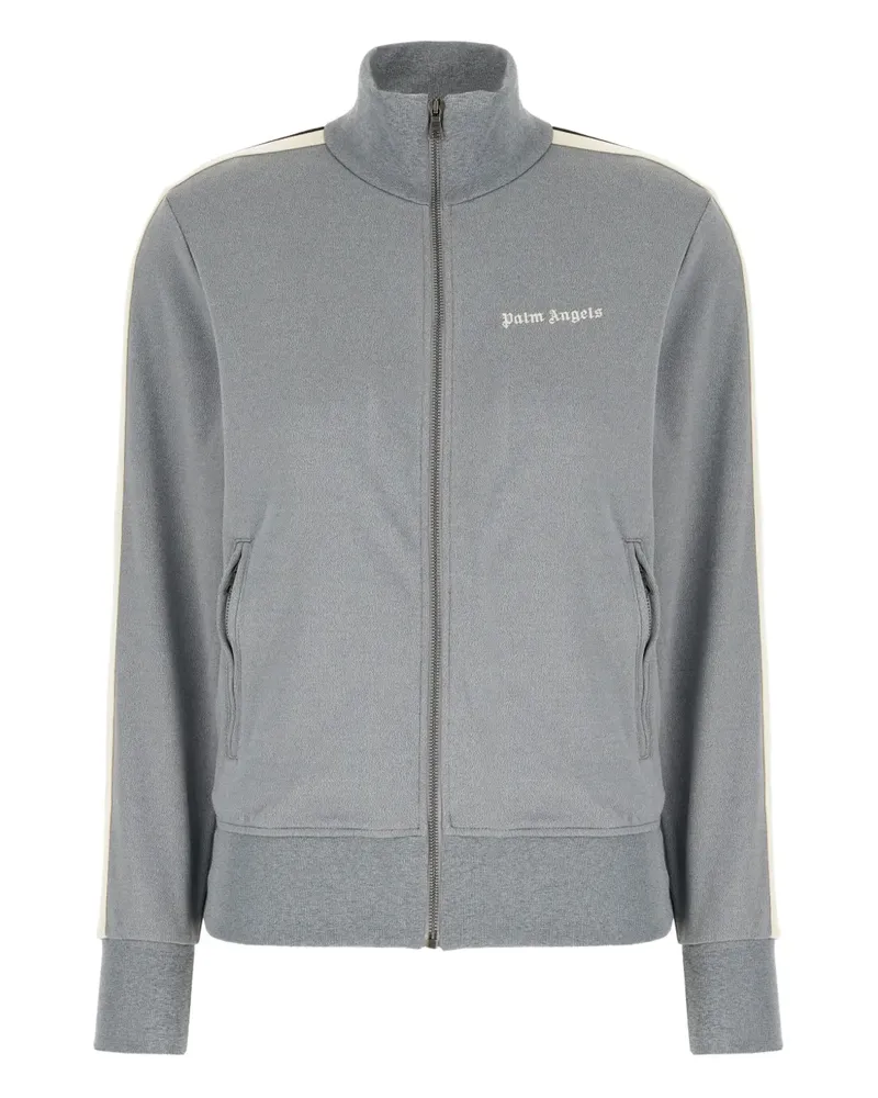 Palm Angels Sweatshirtjacke mit Streifen - Grau Grau