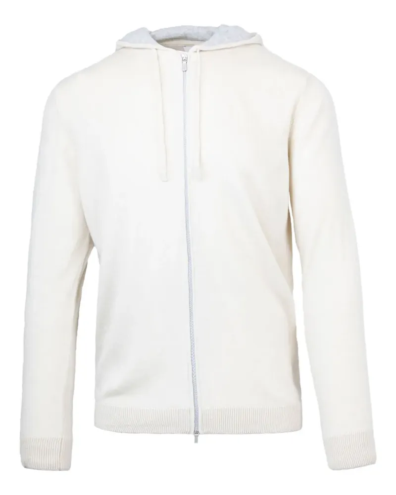 Eleventy Kapuzenjacke aus Kaschmir - Nude Nude