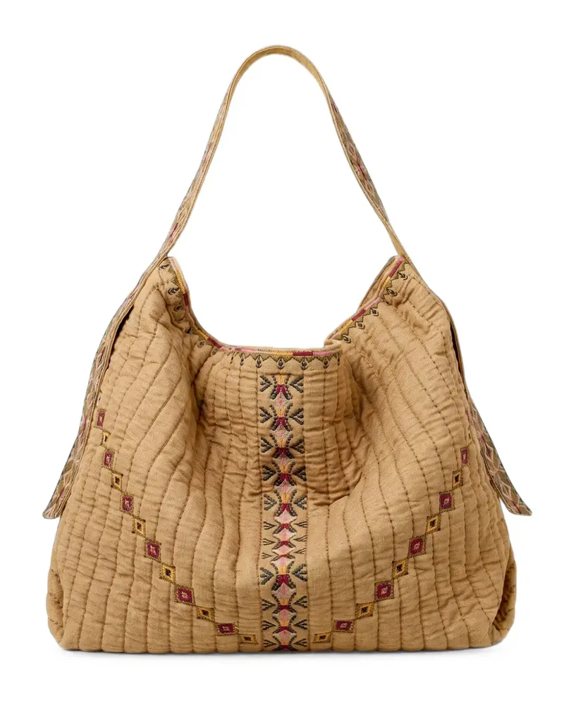ba&sh Handtasche mit Stickerei - Nude Nude