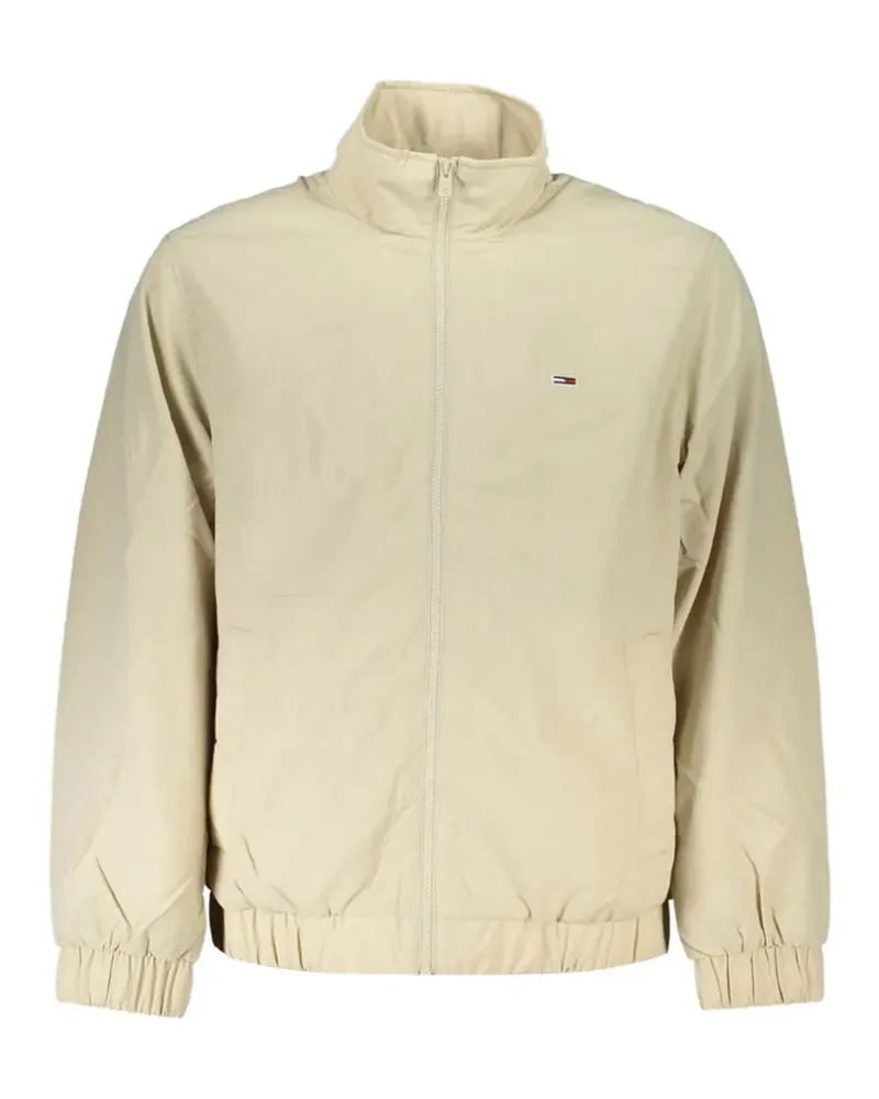 Tommy Hilfiger logo-patch zip-up jacket - Nude Nude