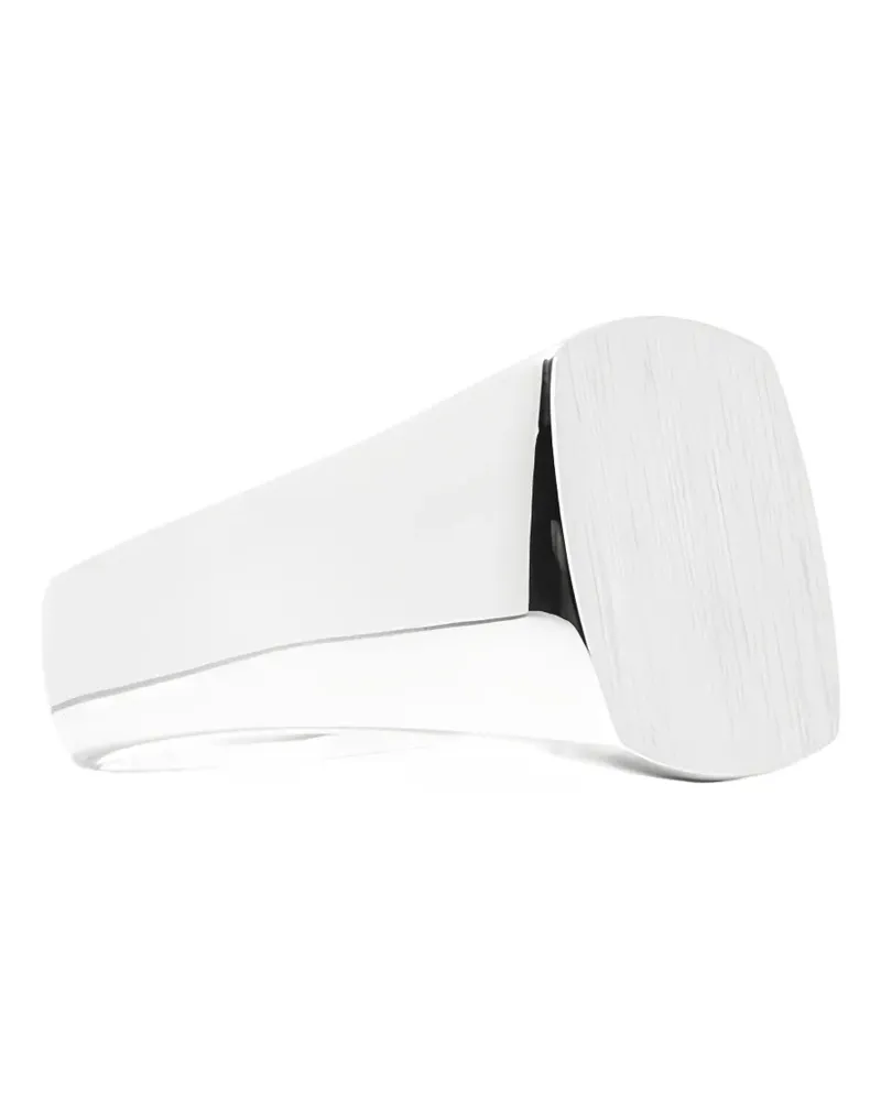 Tom Wood Cushion' Siegelring - Metallic Metallic