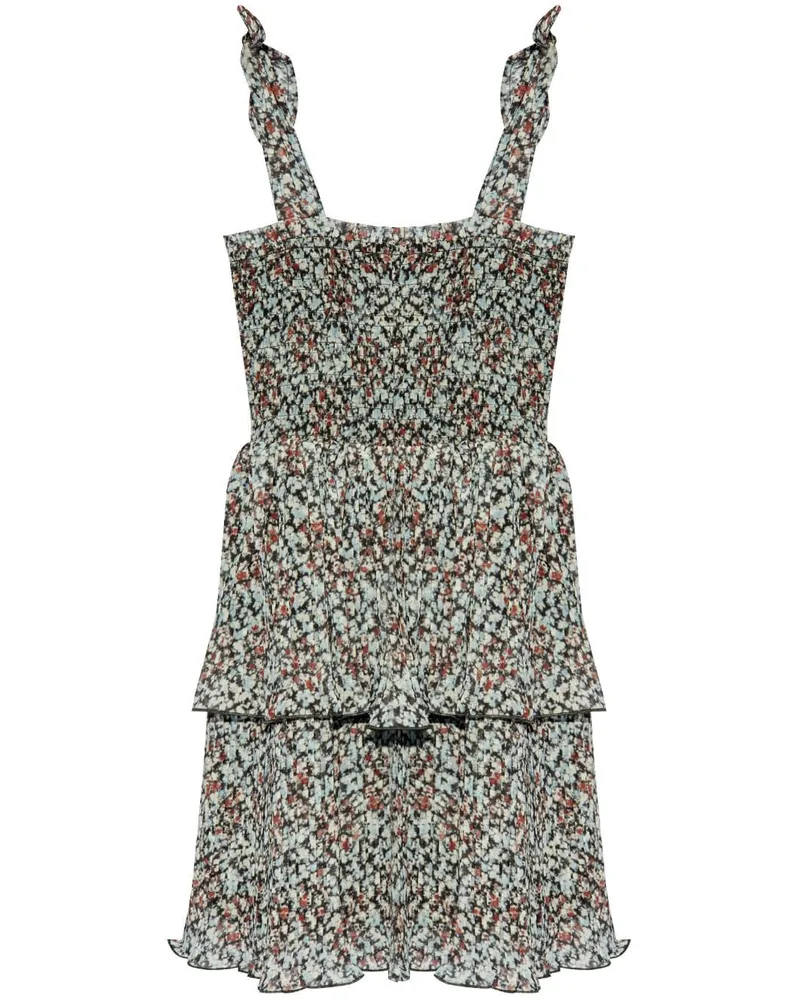 Ganni Minikleid mit Print - Nude Nude