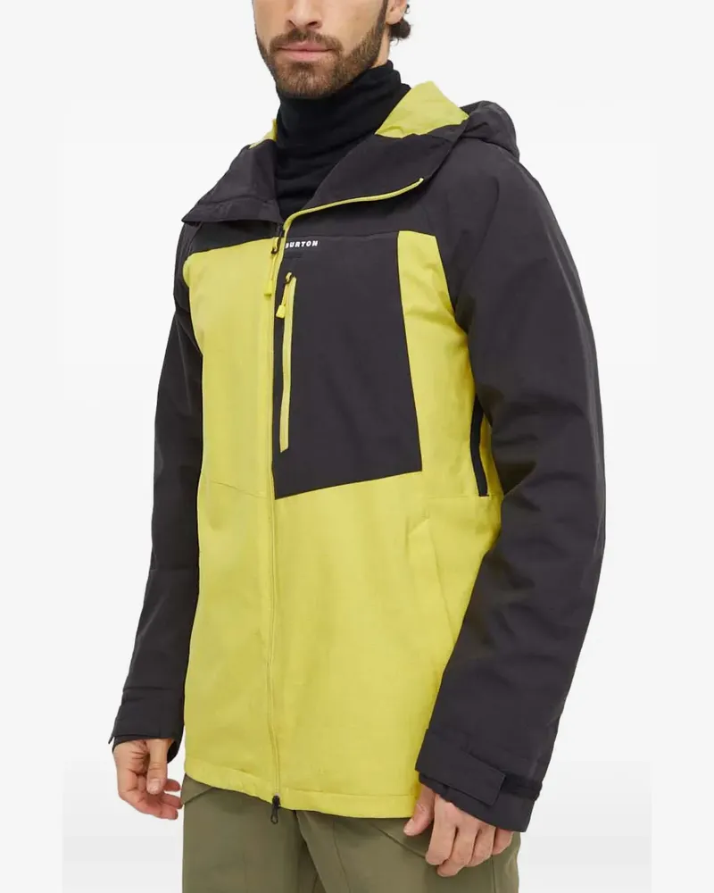Burton Lodgepole 2L colour-block hooded skiwear jacket - Gelb Gelb