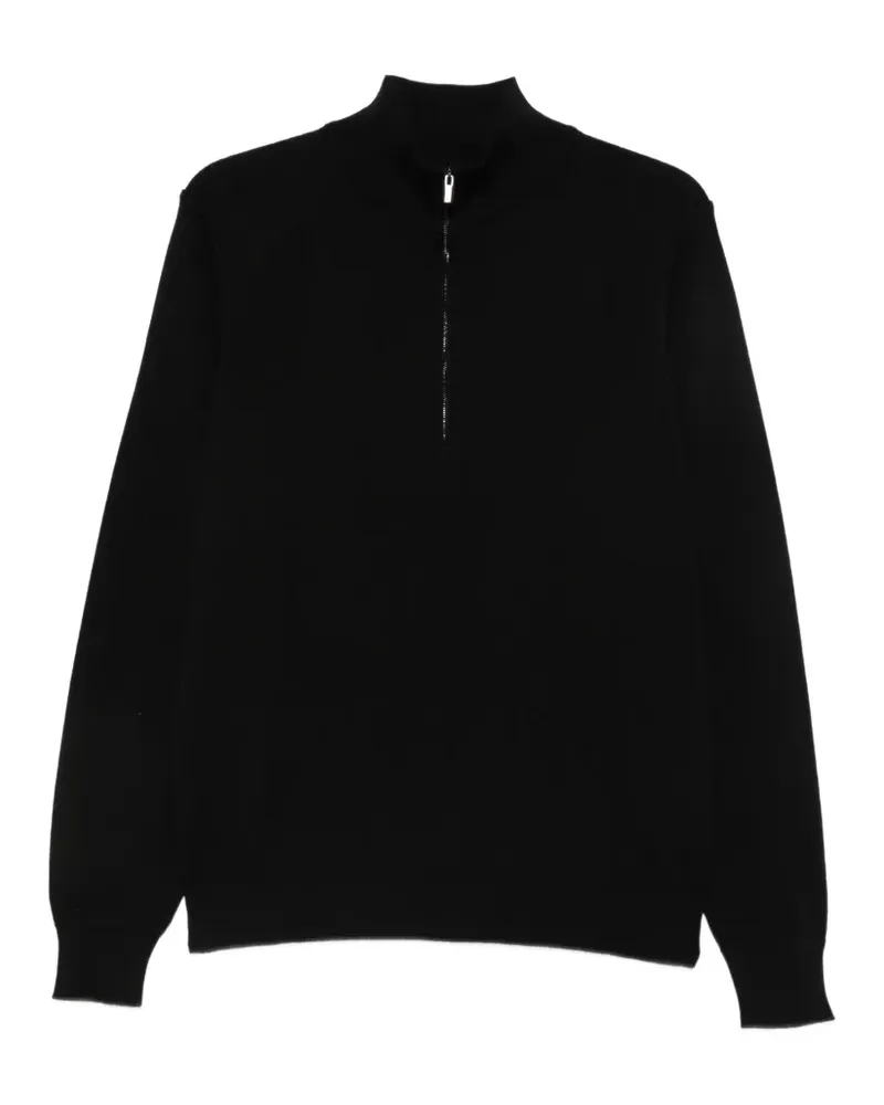Filippo de Laurentiis Pullover mit Reißverschluss - Schwarz Schwarz