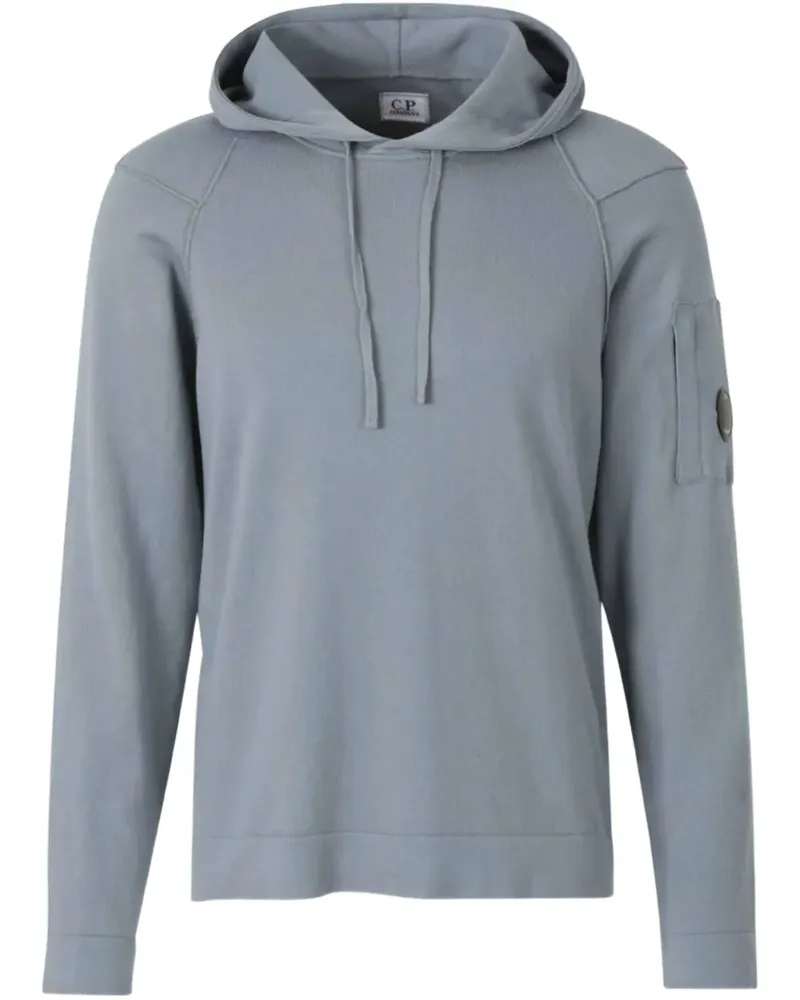 C.P. Company Hoodie mit Linsen-Detail - Blau Blau