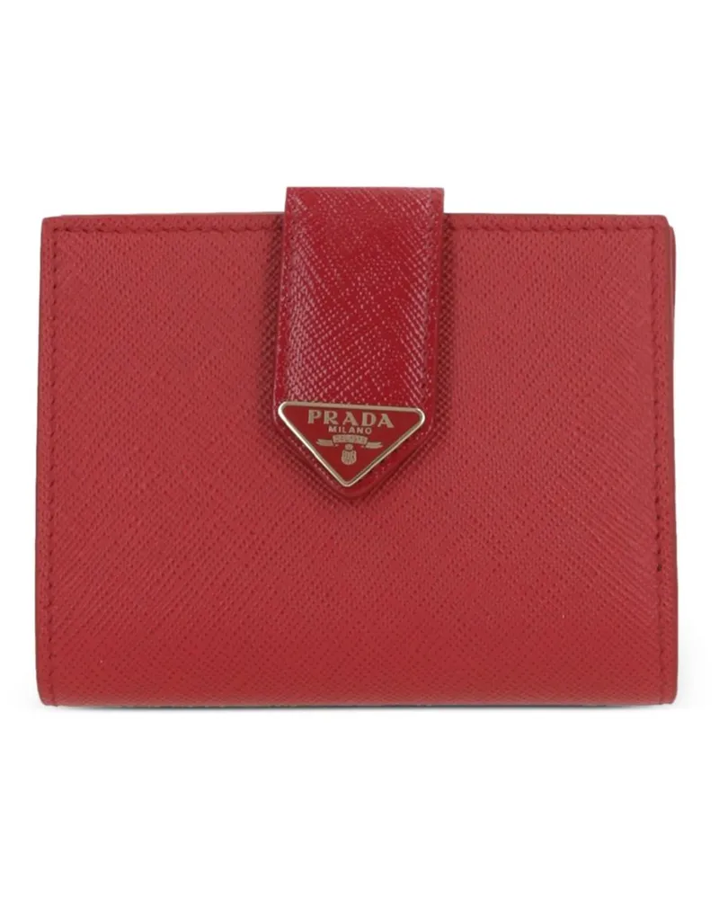 Prada Portemonnaie mit Logo - Rot Rot