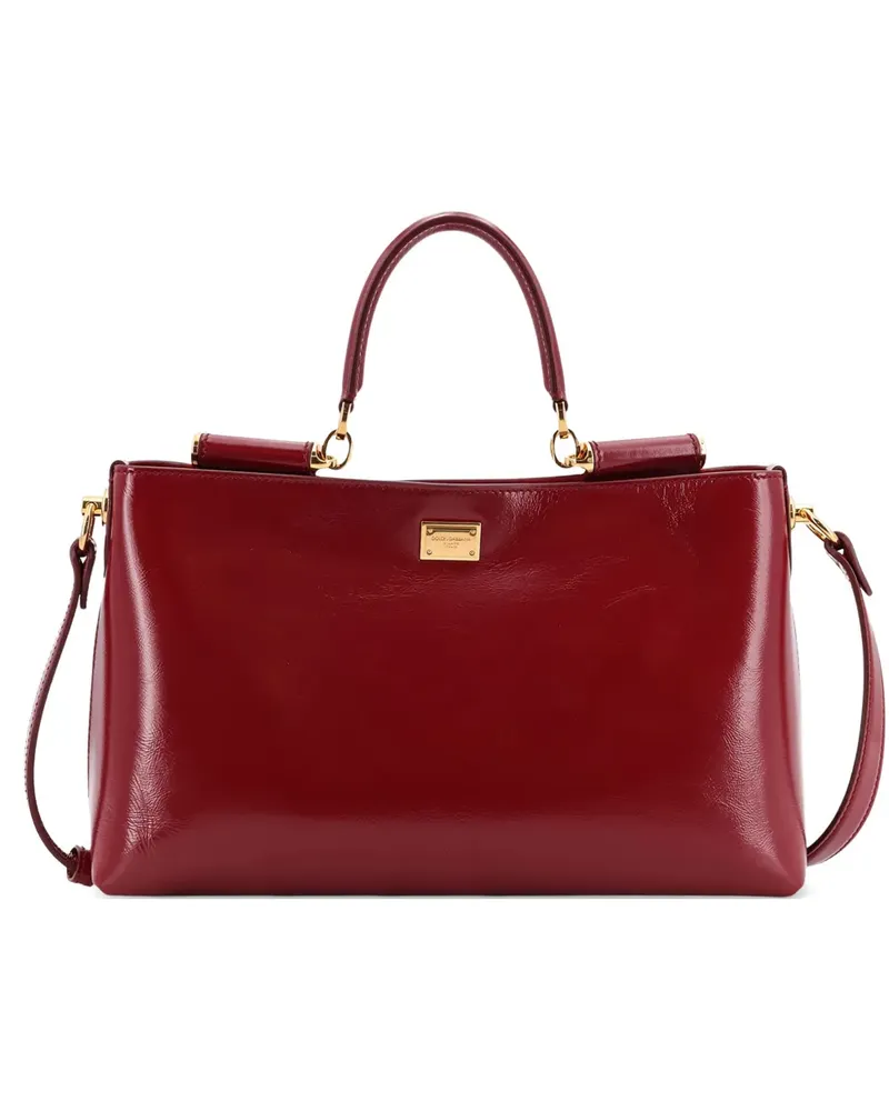Dolce & Gabbana Vittoria leather shoulder bag - Rot Rot