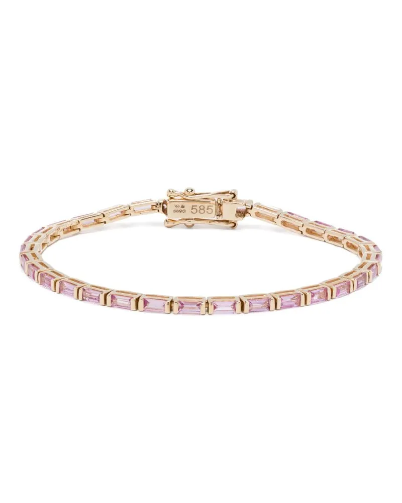 Kolours 14kt Creo Gelbgoldarmband mit Saphiren Gold