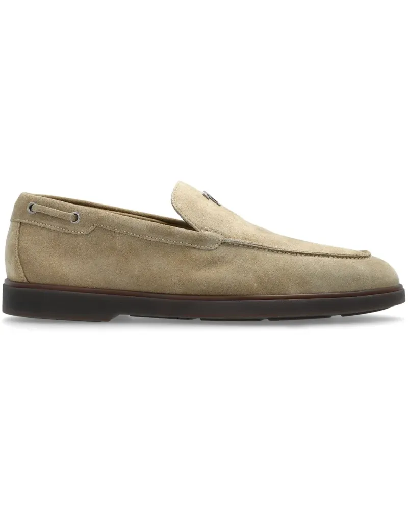 Giuseppe Zanotti Loafer aus Wildleder - Nude Nude