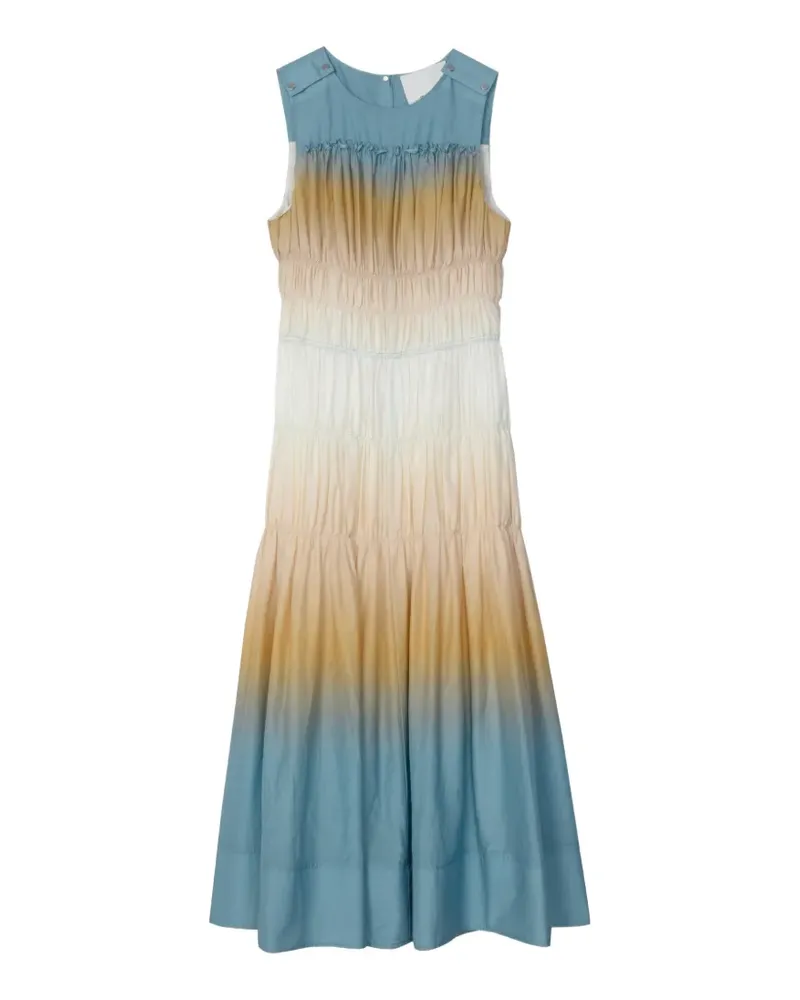 3.1 phillip lim Gerafftes Midikleid - Nude Nude