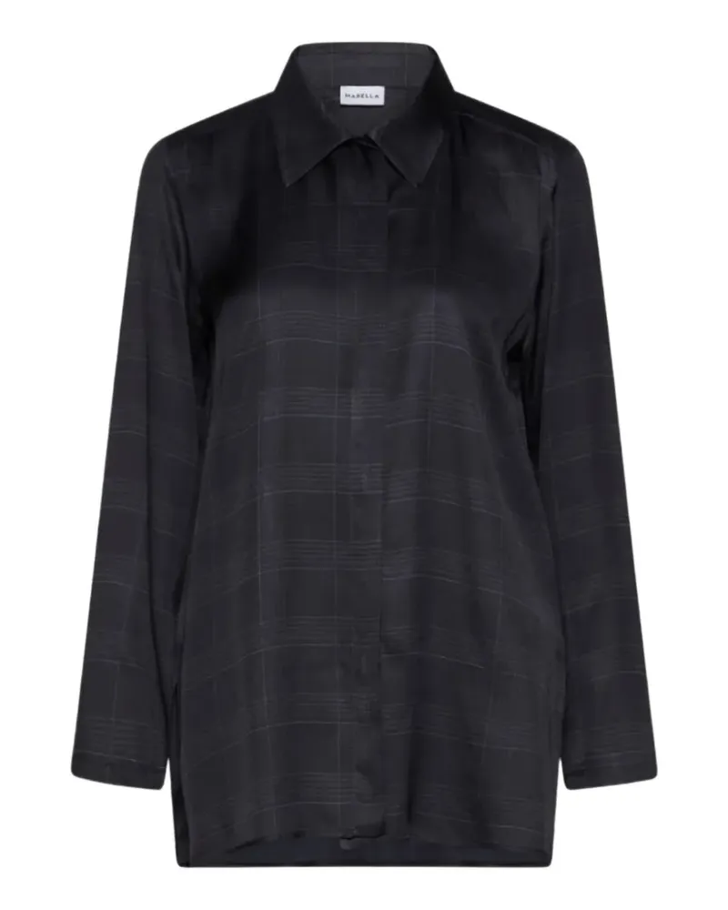 MARELLA Mllballata check-print twill shirt - Blau Blau
