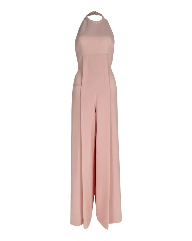 EMILIA WICKSTEAD Sabryn halterneck jumpsuit - Rosa Rosa