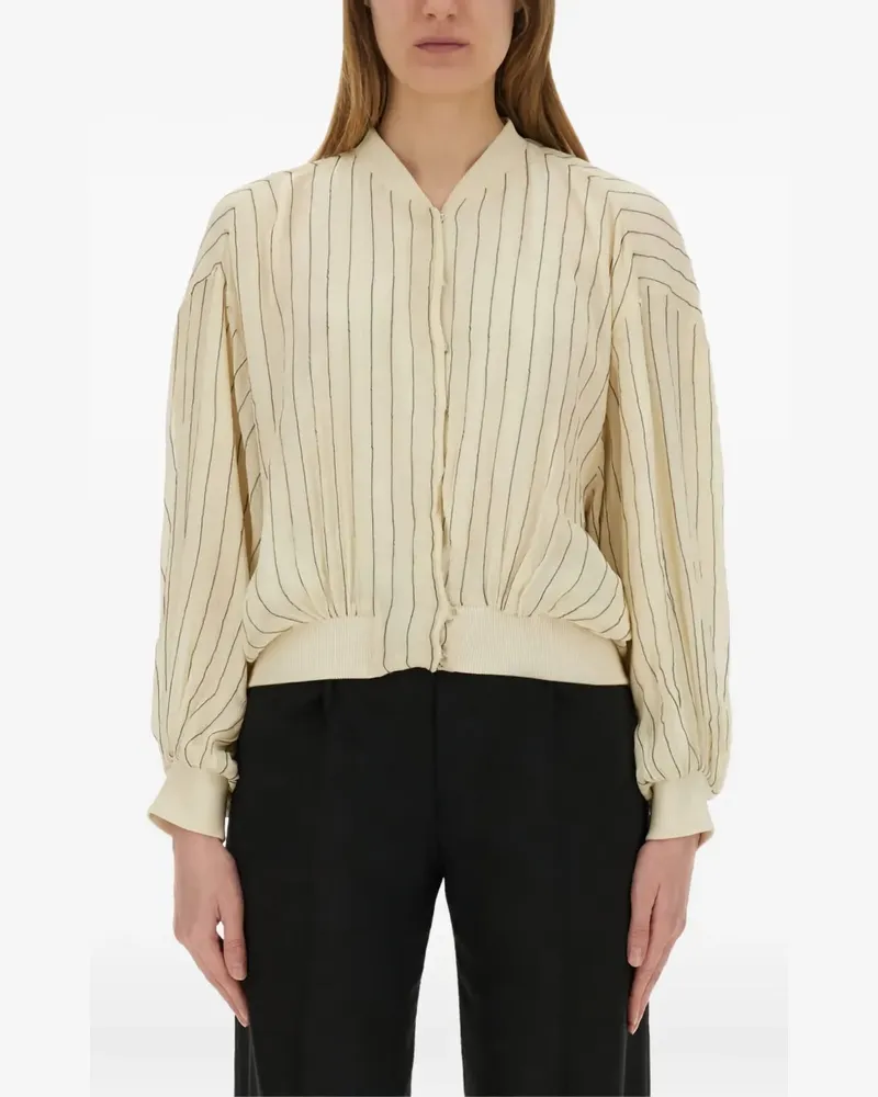 ALYSI Jacke mit Nadelstreifen - Nude Nude