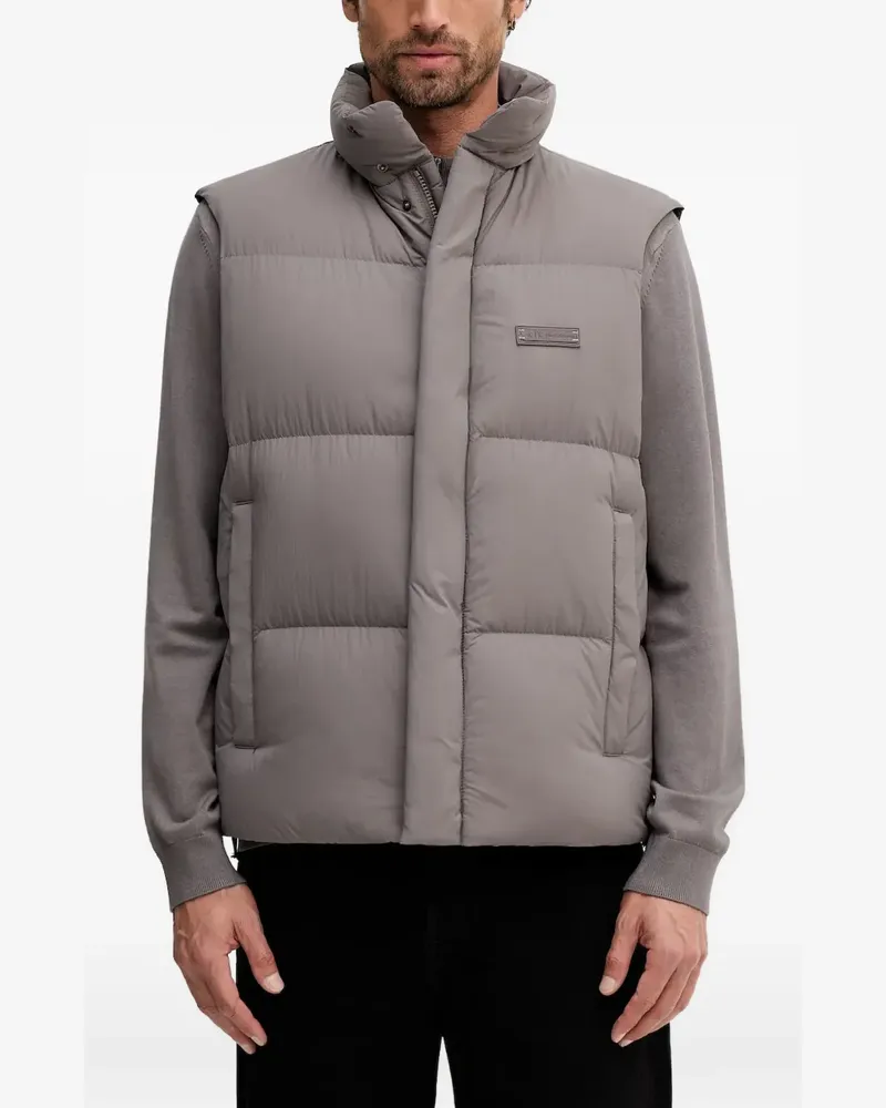 Armani Exchange Ärmelloser Daunenmantel - Grau Grau