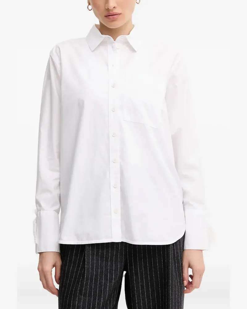 Barbour Freya buttoned top - Weiß Weiß