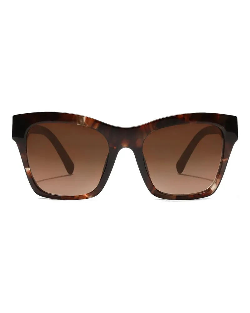 Dolce & Gabbana DG Crossed square-frame sunglasses - Rot Rot