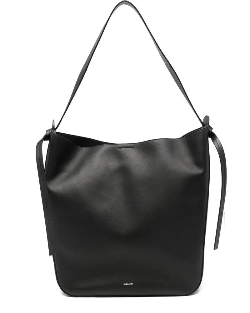 Jil Sander Tote Bag mit Knotendetail - Schwarz Schwarz