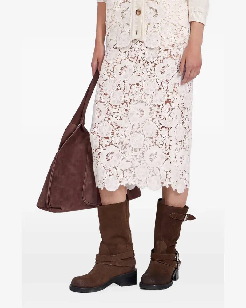 Ermanno Scervino Midirock aus Spitze - Nude Nude