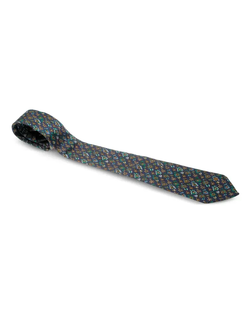 Dunhill Pre-owned Krawatte aus Seide - Blau Blau