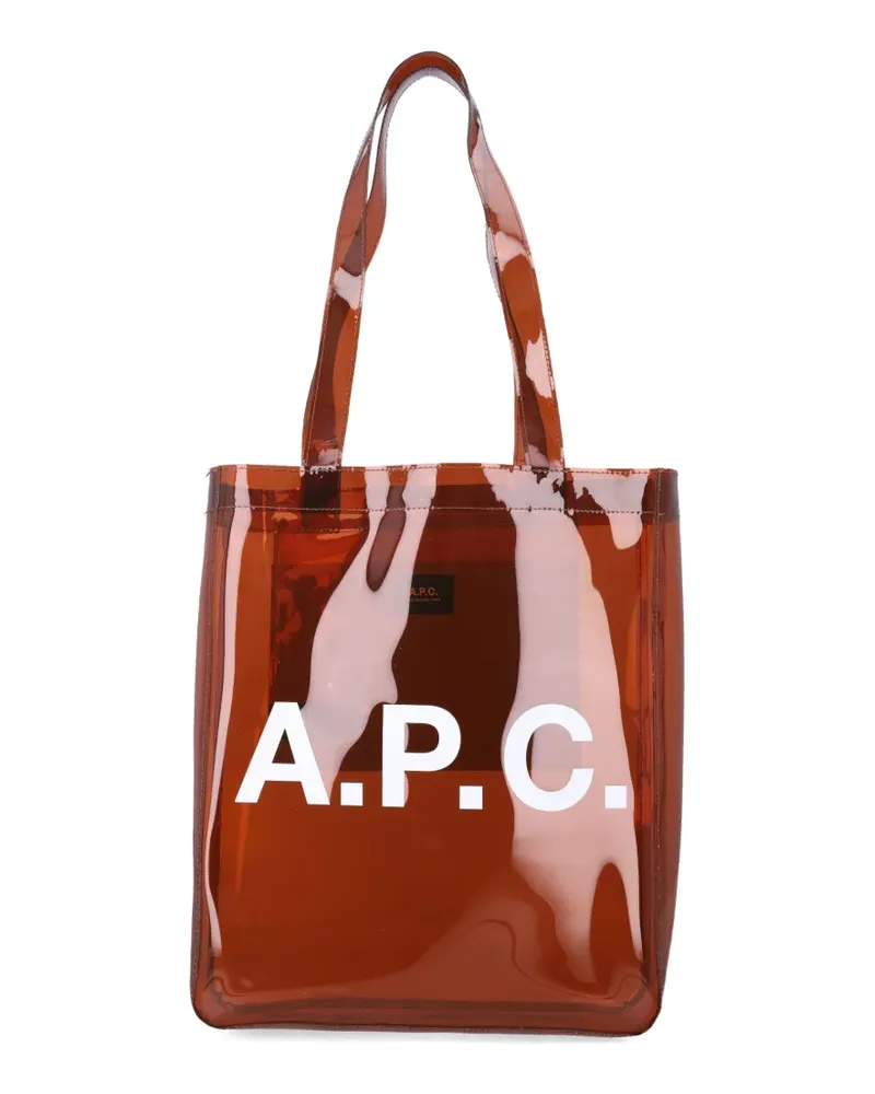 A.P.C. Lou slip pocket tote bag - Braun Braun