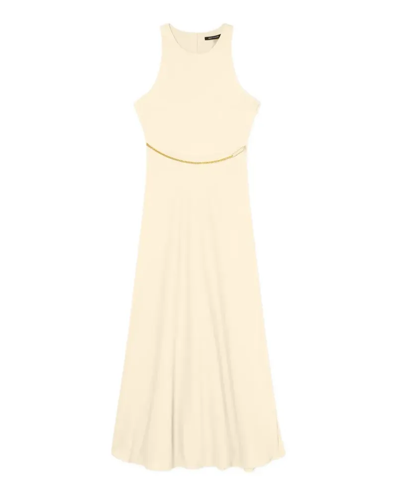 Armani Exchange chain-link detail sleeveless midi dress - Gelb Gelb