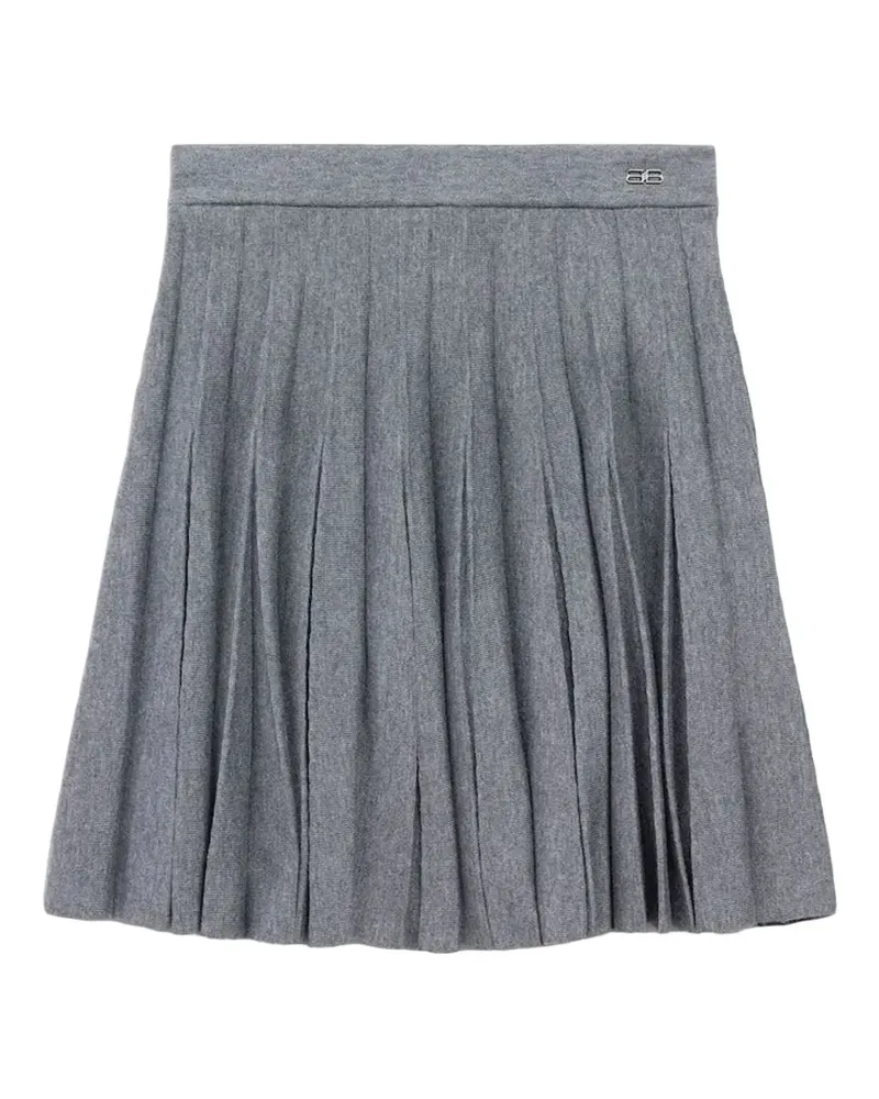 Balenciaga pleated elasticated skirt - Grau Grau