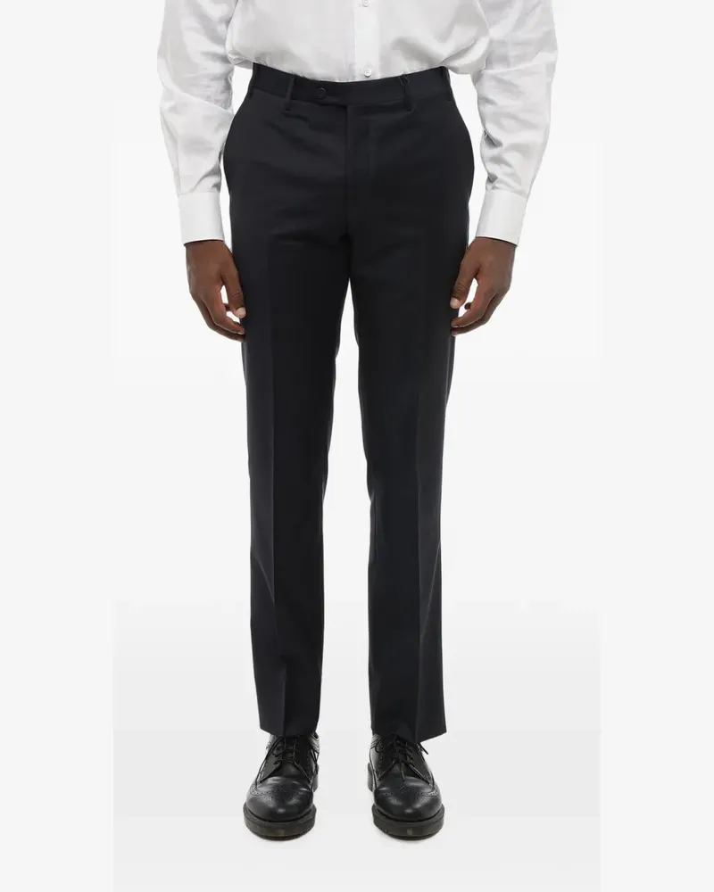 Corneliani Leader virgin wool trousers - Schwarz Schwarz