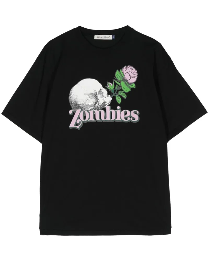 Undercover Zombies T-Shirt mit grafischem Print Schwarz