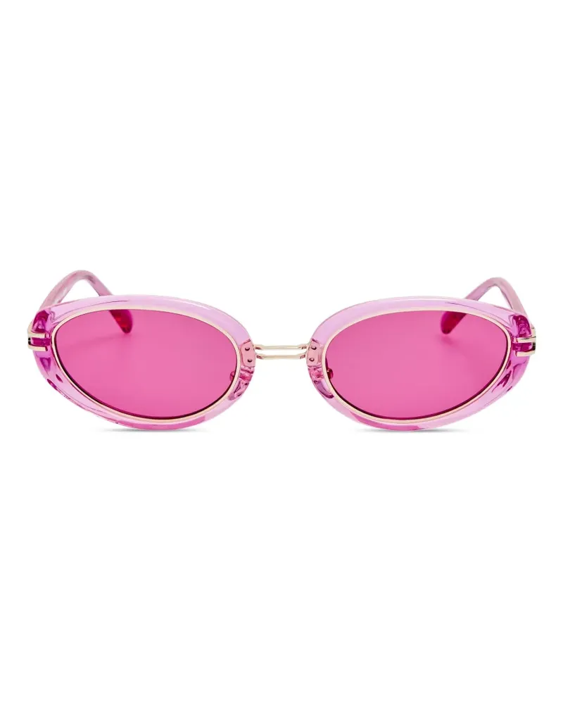 Linda Farrow Ambra oval-frame sunglasses - Rosa Rosa