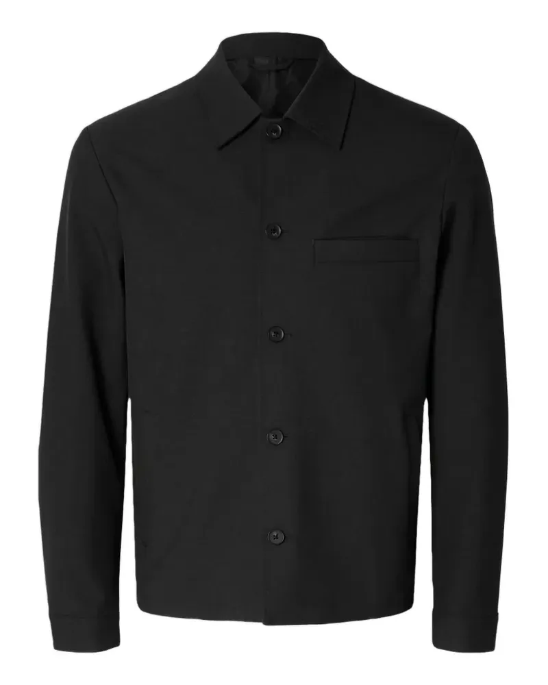 Selected Robert Hemdjacke - Schwarz Schwarz