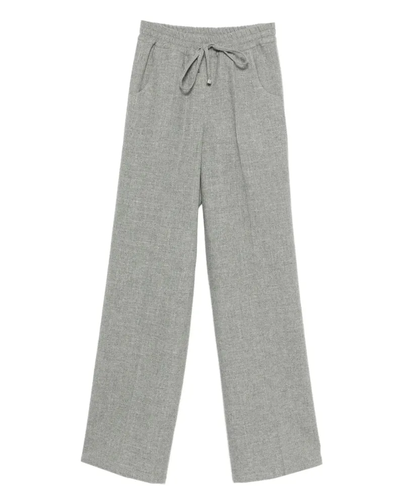 Kiton Hose mit Kordelzug - Grau Grau
