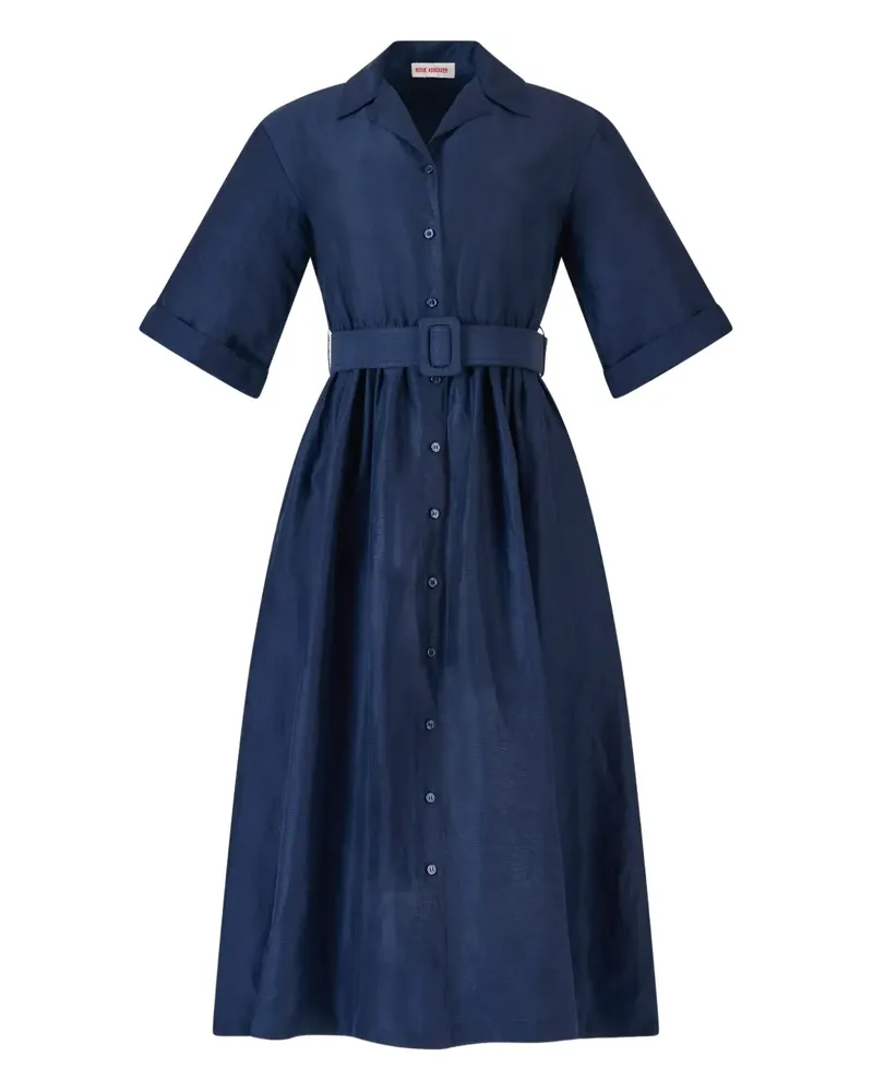 Rosie Assoulin Jane Midikleid - Blau Blau