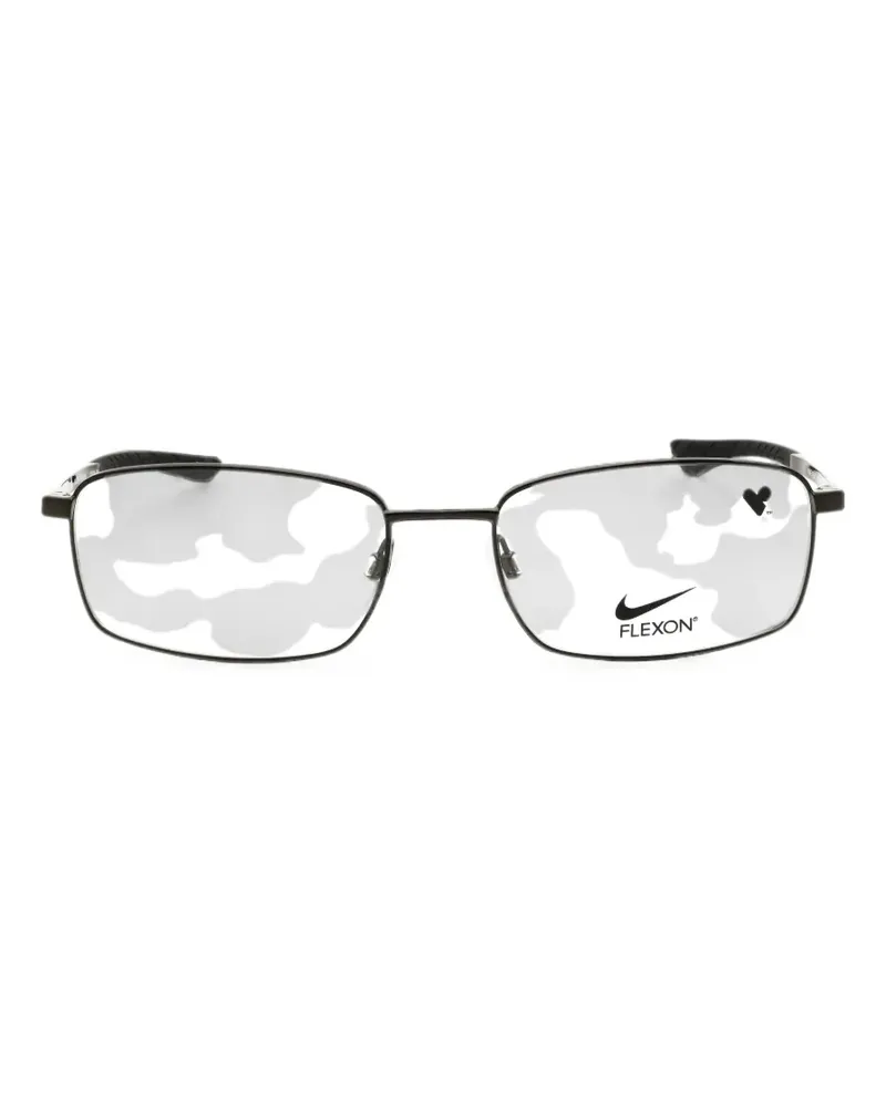 Nike rectangle-frame glasses - Schwarz Schwarz