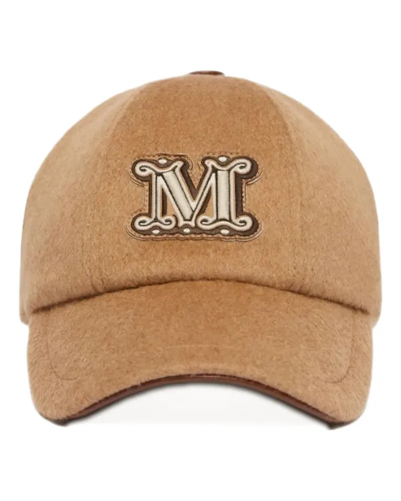 Max Mara Baseballkappe mit Logo-Stickerei - Braun Braun
