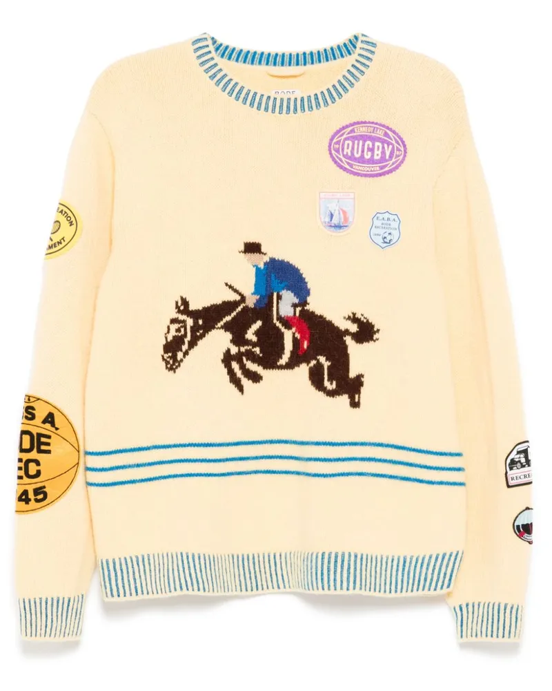 BODE Jockey Pullover - Gelb Gelb