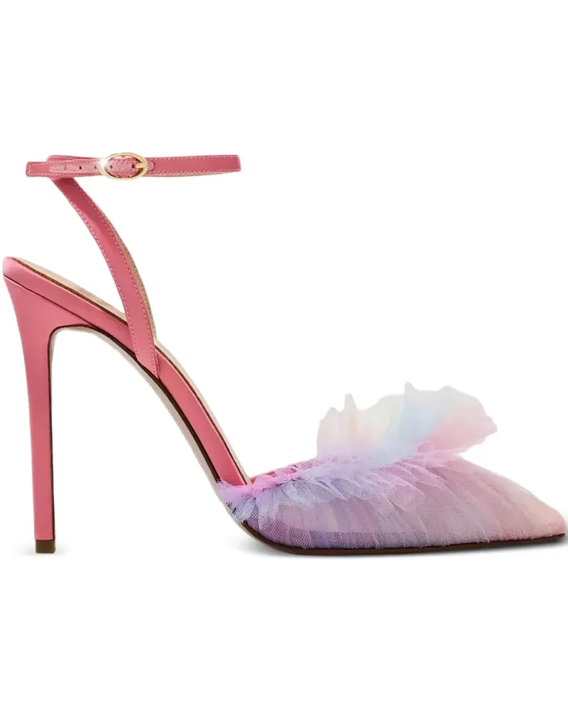 Andrea Wazen Franca Pumps mit Knöchelriemen 120mm - Rosa Rosa