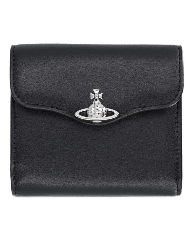 Vivienne Westwood Hunter Flap Portemonnaie - Schwarz Schwarz