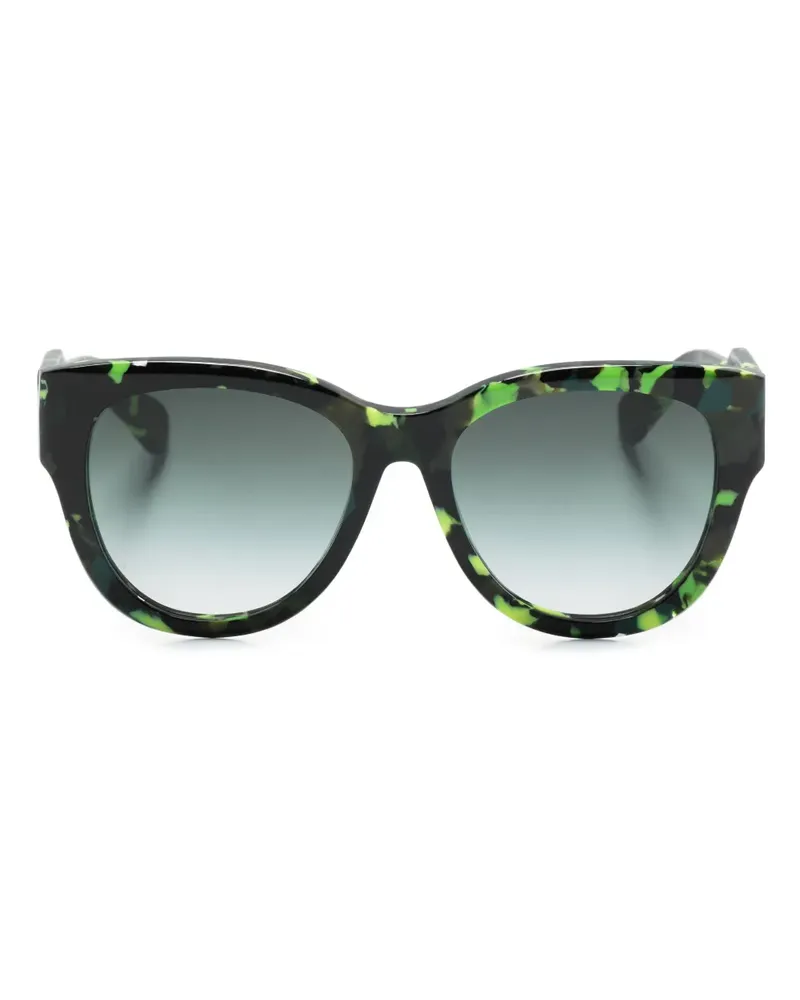 Chloé Sonnenbrille mit Cat-Eye-Gestell - Grün Grün