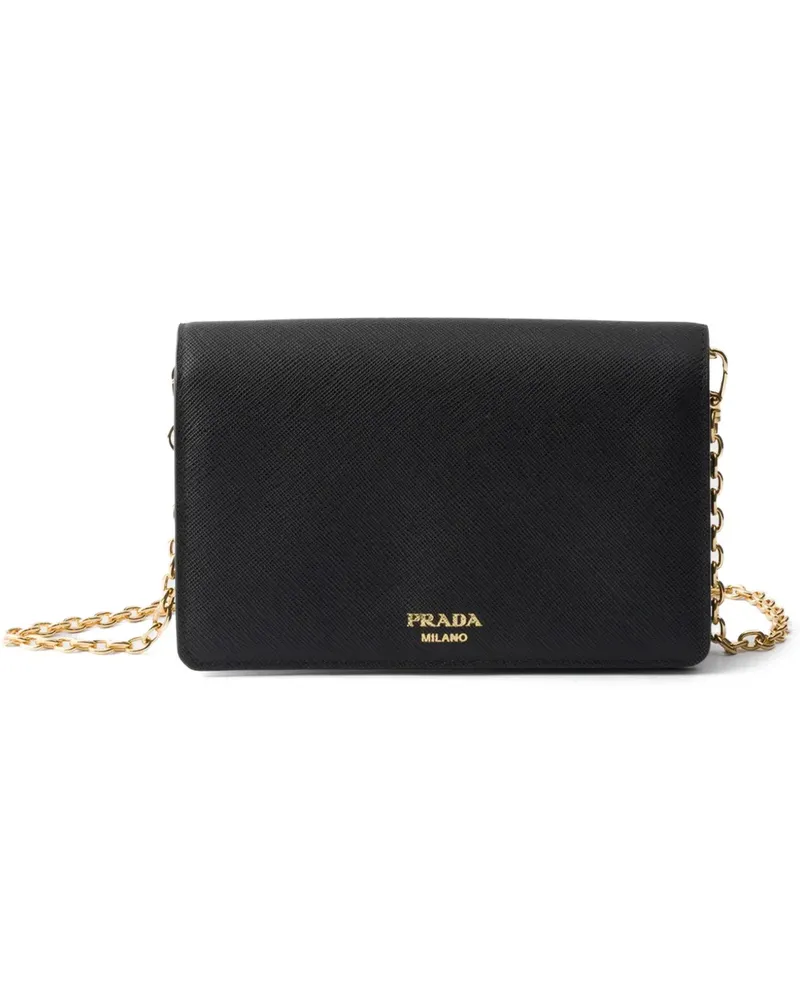 Prada Mini-Tasche aus Saffiano-Leder - Schwarz Schwarz