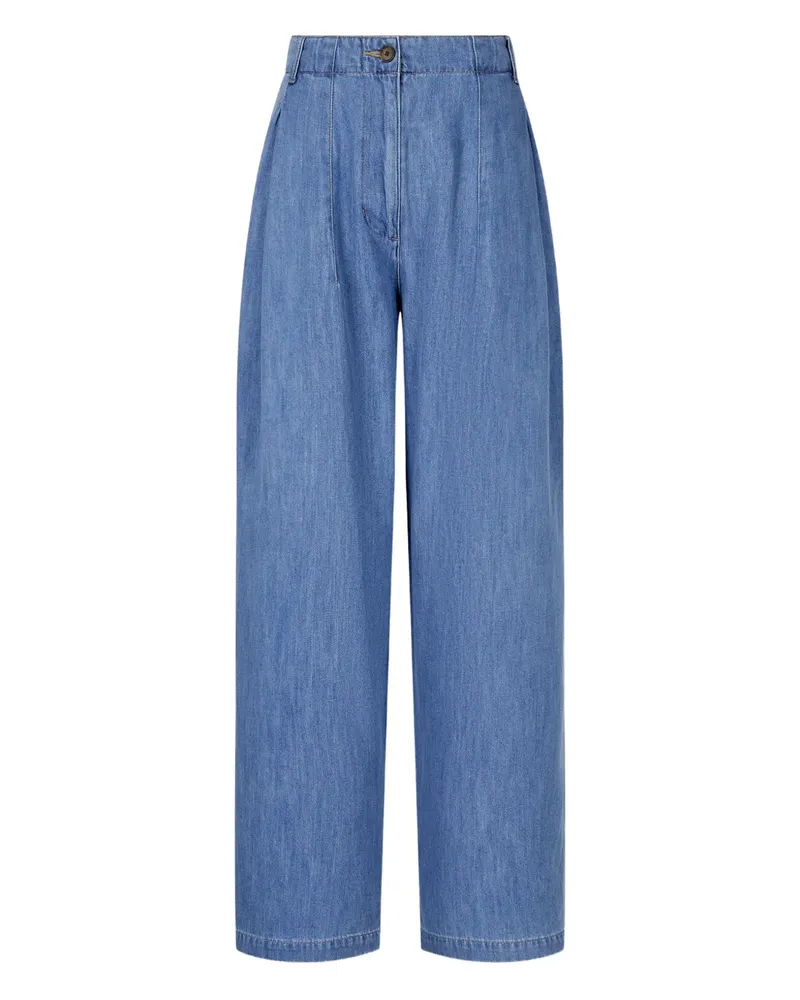 STUDIO TOMBOY Jeans mit elastischem Bund - Blau Blau