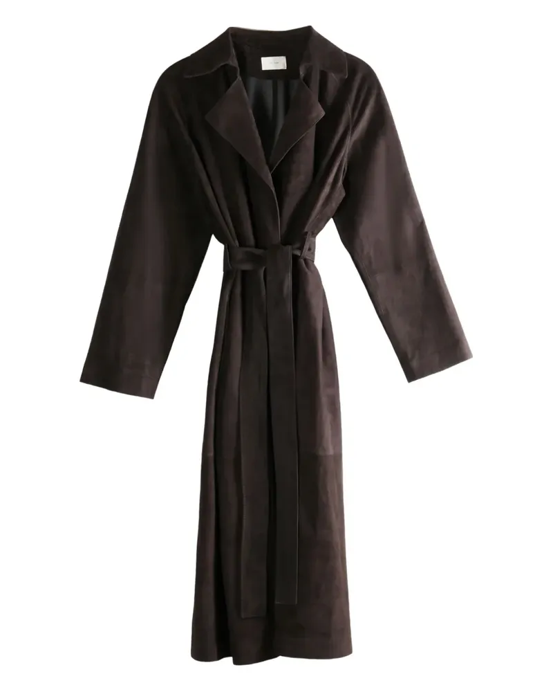 The Row suede coat - Braun Braun