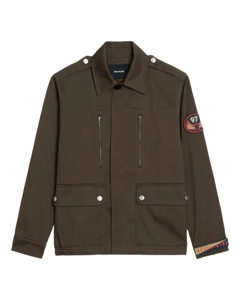 Zadig & Voltaire Jacke mit Reißverschluss - Grün Grün