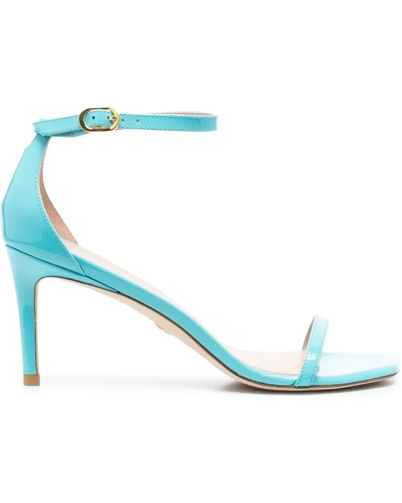 Stuart Weitzman Offene Nudist Sandalen - Blau Blau