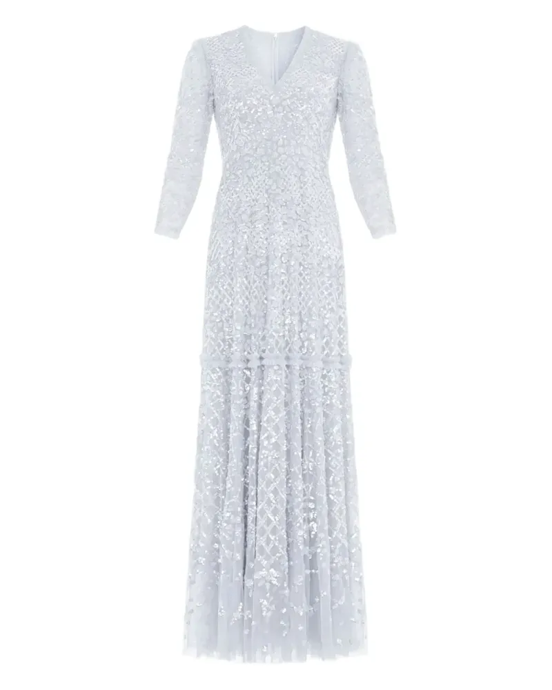 Needle & Thread Isabella sequinned maxi dress - Blau Blau