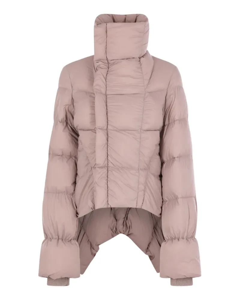 Rick Owens quilted high-neck jacket - Rosa Rosa