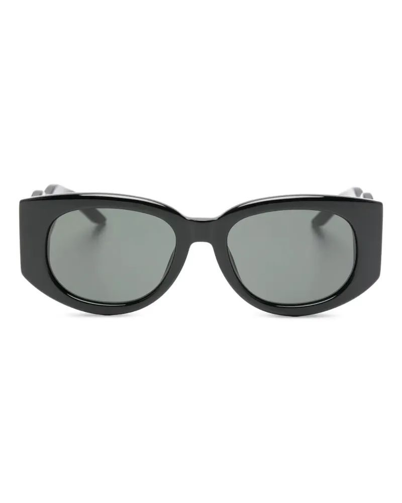 Casablanca Paris Sonnenbrille mit gewelltem Design - Schwarz Schwarz