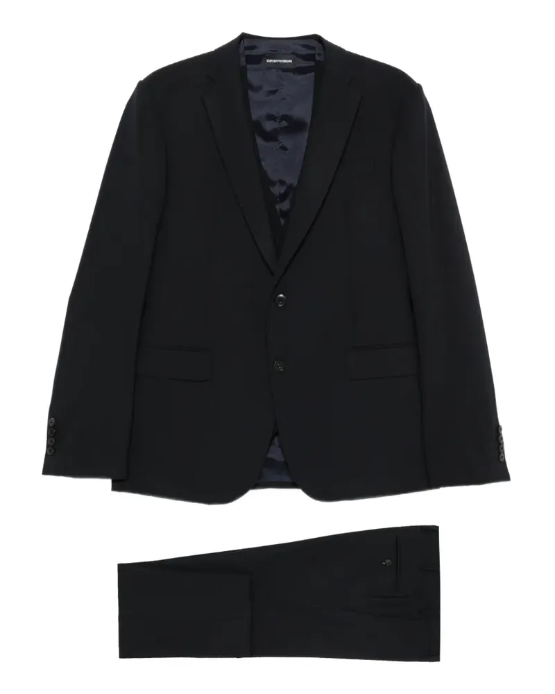 Emporio Armani Einreihiger Anzug (3er-Set) - Schwarz Schwarz