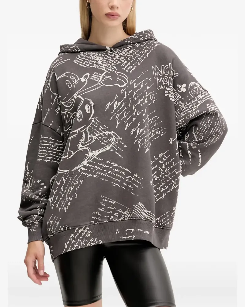 Desigual xDisney printed hooded sweatshirt - Schwarz Schwarz