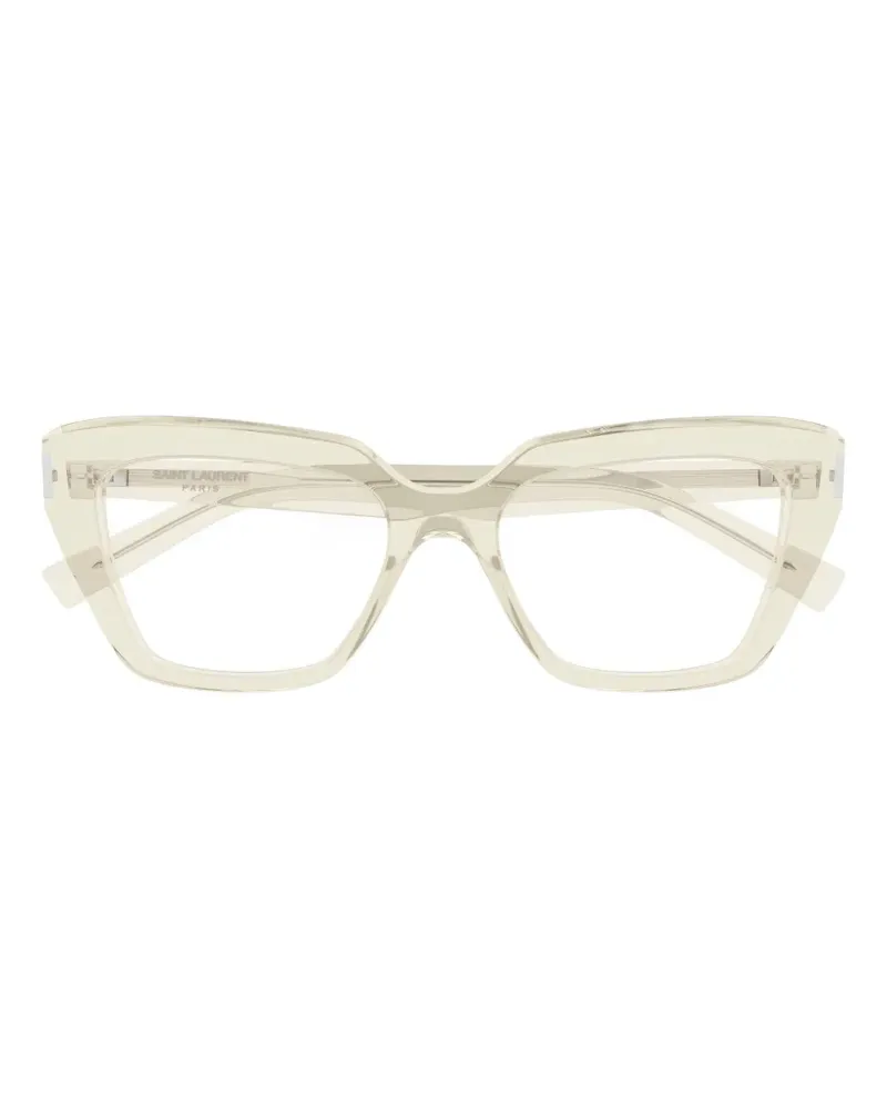 Saint Laurent Geometrische Brille - Nude Nude