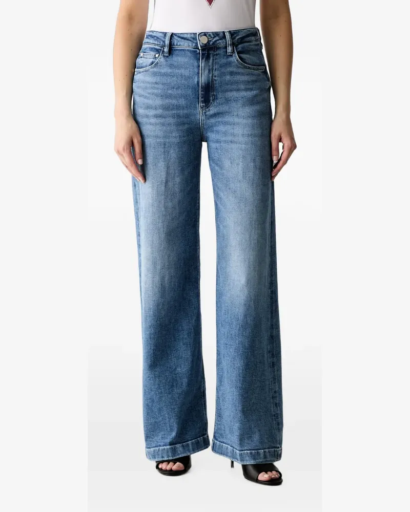 Guess Bellagio logo-plaque jeans - Blau Blau